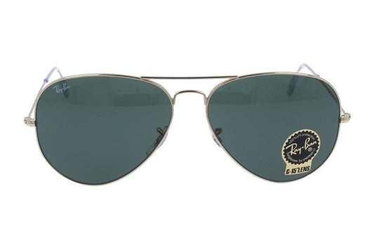 Ray-Ban Aviator Sunglasses RB3025 001 62 14 - Front View