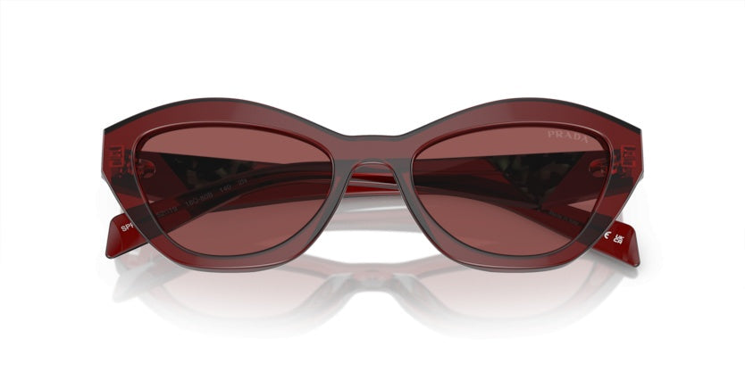 Sunglasses Prada PR A02S 18O80B 52 19 - Back View